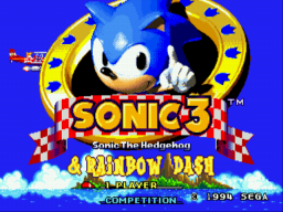 Sonic 3 & Rainbow Dash Title Screen